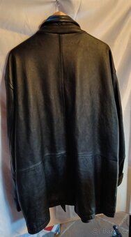 Kožené černé sako - 2