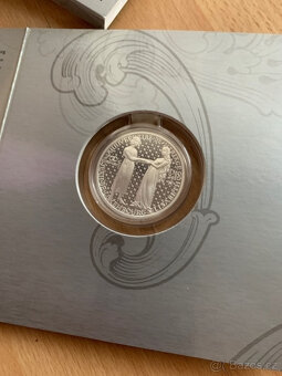 700 cent Lucembursko stříbrná pamětní mince 2010 Sňatek - 2