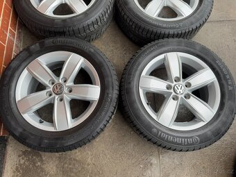 Alu 16" 5x112, orig. VW Corvara + zimní 75%, Touran, apod. - 2