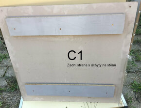 Drážkové panely 95 x 90 cm - 2