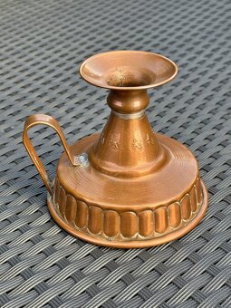 Tradiční měděný svícen - 2