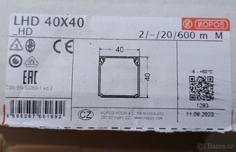 Lišta na el. kabely 40x40 LHD - 2