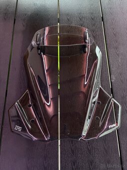 Plexi štít PUIG TOURING WITH VISOR 9440H kouřová - 2