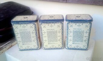 Plechové dózy od čaje - 2