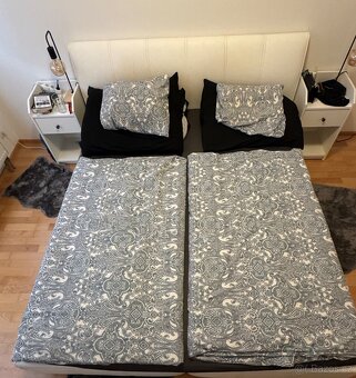 Kožená manželská posteľ - 2