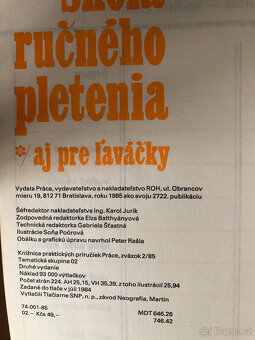 Škola ručního pletení, Vyšívání, časopisy Praktická žena, - 2