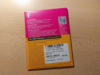 Předplacená SIM karta od T-Mobile (více čísel v inzerátu) - 2