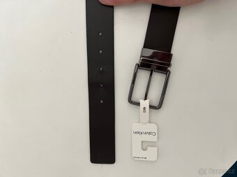 Jak nový kožený opasek pásek Calvin Klein v. 80 - 2