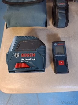 Bosch křížový laser,dálkoměr, stativ - 2
