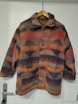 Dámský vlněný VINTAGE kabát vel. L-XL - 2