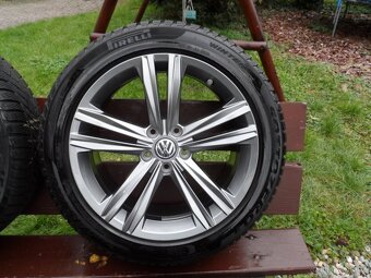 Originál Alu Kola VW +Zimní Pneu 245/45/18 5X112 - 2