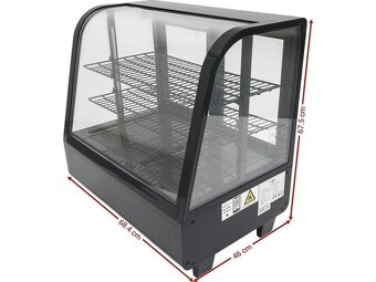 Stolní chladící vitrína 68,5x46x67,5cm - 2