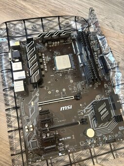 MSI B450-A PRO + AMD Ryzen 5 5600X + 16 GB DDR4 RAM - 2