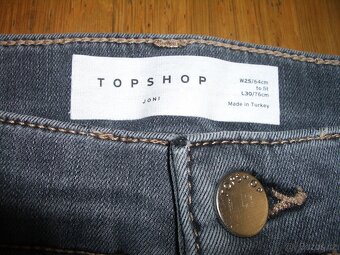 Dívčí džíny vel.25, 152/158 TOP stav - 2