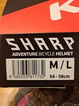Cyklo přilba KLS Sharp M/L, nová, pouze rozbalená - 2
