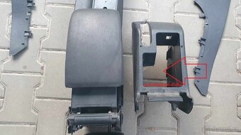 středový tunel VW Golf 6 - 2