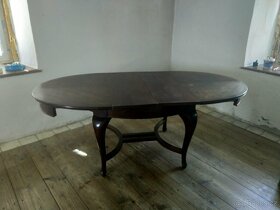 Dubový stůl oválný - 2