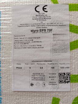 Fasadni polystyren 100x50x10cm - 2