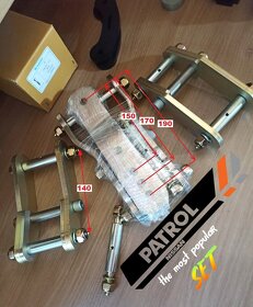 HOUPAČKA LISTOVÉHO PERA NISSAN PATROL K160/260 + Polybush - 2