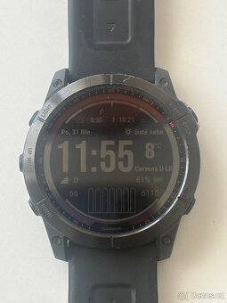 Chytré hodinky Garmin Fenix 7X Solar Slate Gray/Black Band - 2
