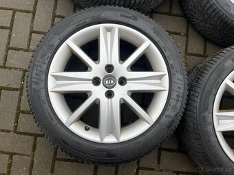 4x alu disky 4x100 R17, zimní pneu 80% - 2