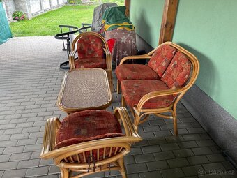 Ratanová sedací souprava - 2