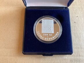 200Kč Český fotbalový svaz stříbrná mince PROOF - 2