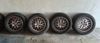 Prodám krásná ALU kola s letními pneu Bridgestone - 2