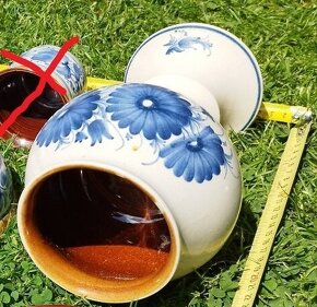 Hrdějovická keramika - KORBEL S MODRÝMI KVĚTY - 2