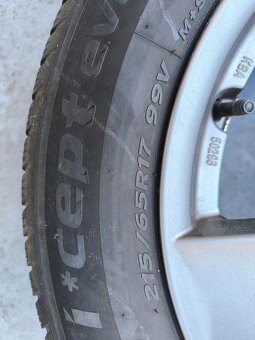 Alu kola Dezent 7J17 ET40 5x112, zimní pneu, Kodiaq, Tiguan - 2