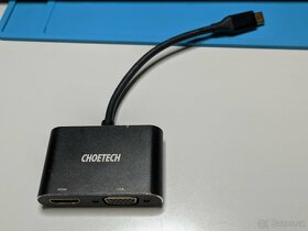 Choetech Hub-M17 USB-C to HDMI VGA Adapter - 2
