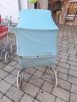 Retro kočárek pro panenky - 2