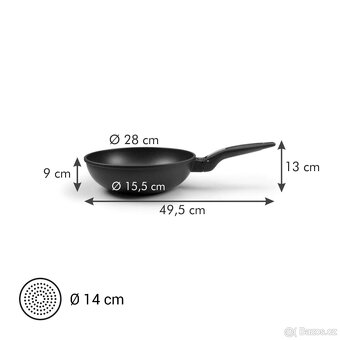 Pánev tescoma Wok SmartCLICK ø 28 cm - 2