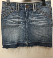 Dámská džínová mini/sukně, vel.36 (S/M) - 2