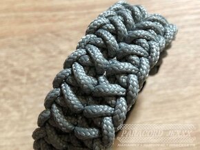 PARACORD náramek (18 cm) grey - 2