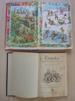 STARÝ SLABIKÁŘ r. 1966 a ČÍTANKA PRO OBECNÉ ŠKOLY r. 1948 - 2
