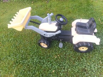 Dětský šlapací traktor s radlicí, - 2