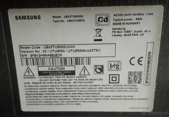 Samsung UE43TU8502 na součástky - Modul / základní deska - 2