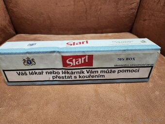 Retro kartón cigaret START - kolek 40 Kč - 2