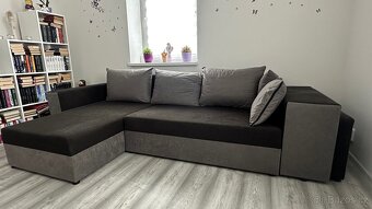 Rozkládací sedačka s úložnými taburety - 2