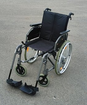 Invalidní vozík bržděný B+B šířka sedu 48cm t3 - 2