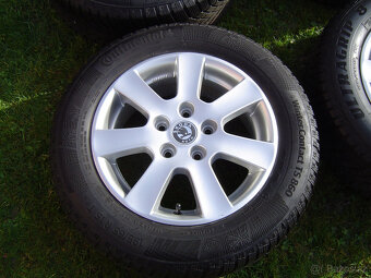 4X ZIMNÍ HLINÍKOVÁ KOLA ŠKODA OCTAVIA II 195/65 R15.. - 2