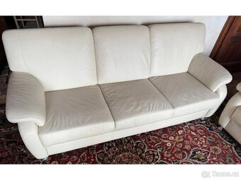 Moderní kožená sedací souprava 3+2, 3338 - 2