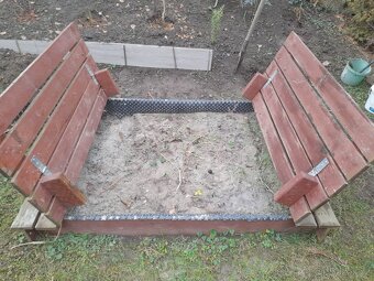 Dětské pískoviště 160 x 125cm - 2