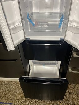 Lednička Siguro – americký typ, černá, nová, 2 roky záruka - 2