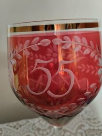 sklenice k výročí - 2