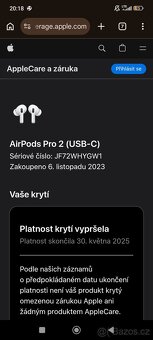 Apple Airpods Pro 2 generace - nepoužité. - 2