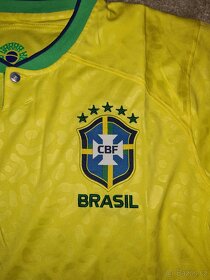 Fotbalový dres  Nike - Brazílie žlutý - 2