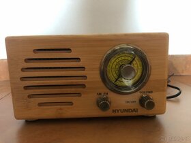 Bambusové radio Hyundai - 2