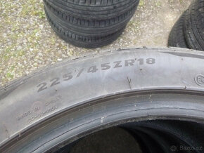 4x letní pneu 225/45 r18 (6- 7 mm, 2020) - 2